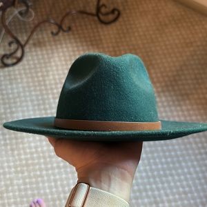 Free people wythe leather band felt hat